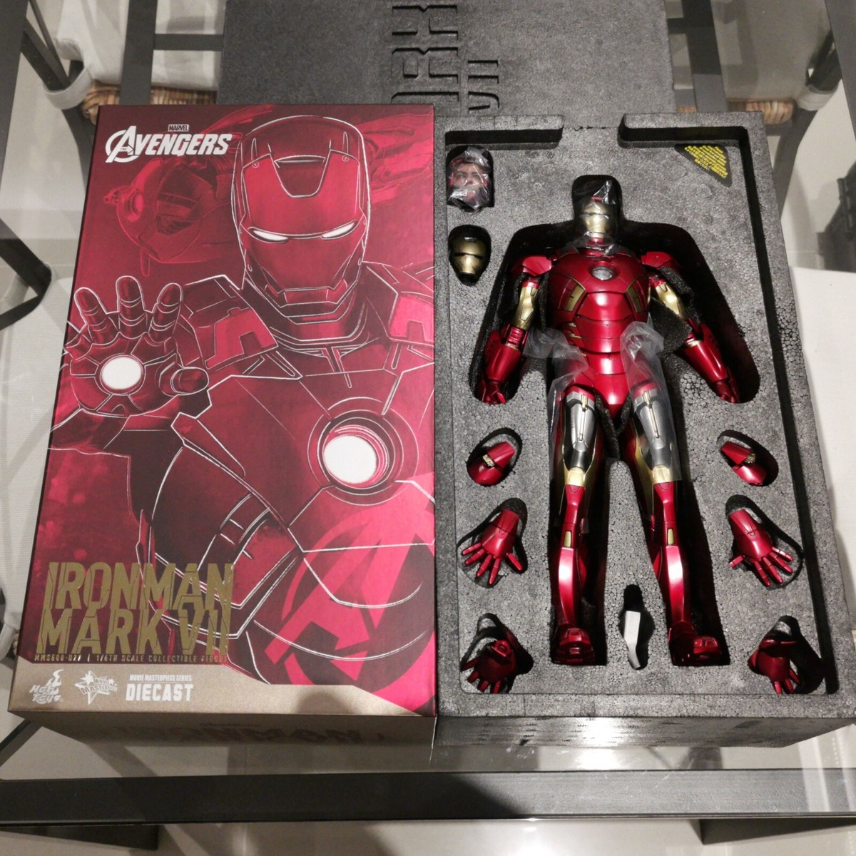 アメコミ MARVEL - HOTTOYS IRONMAN MK7 DIECAST Hot Toys Iron Man MK7 (Mark VII) Diecast Avengers Review