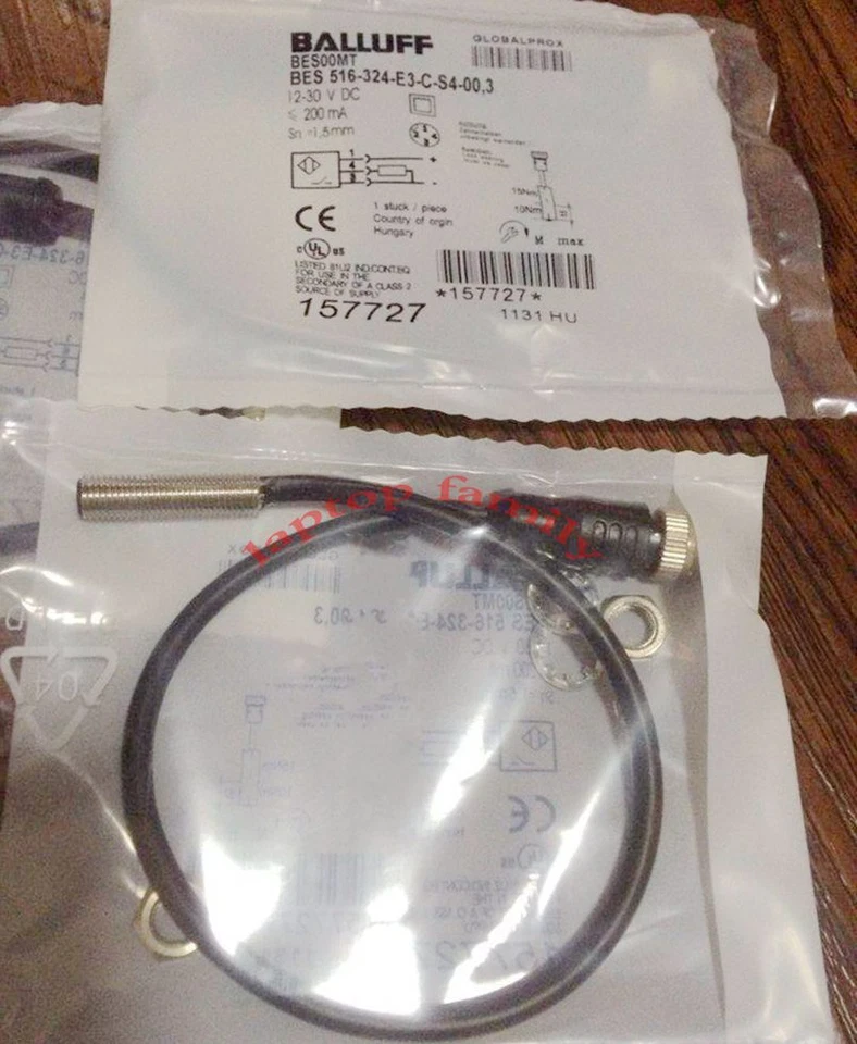 1PC NEW BALLUFF BES 516-324-E3-C-S4-00,3 Proximity Switch ZS - Image 2 of 3