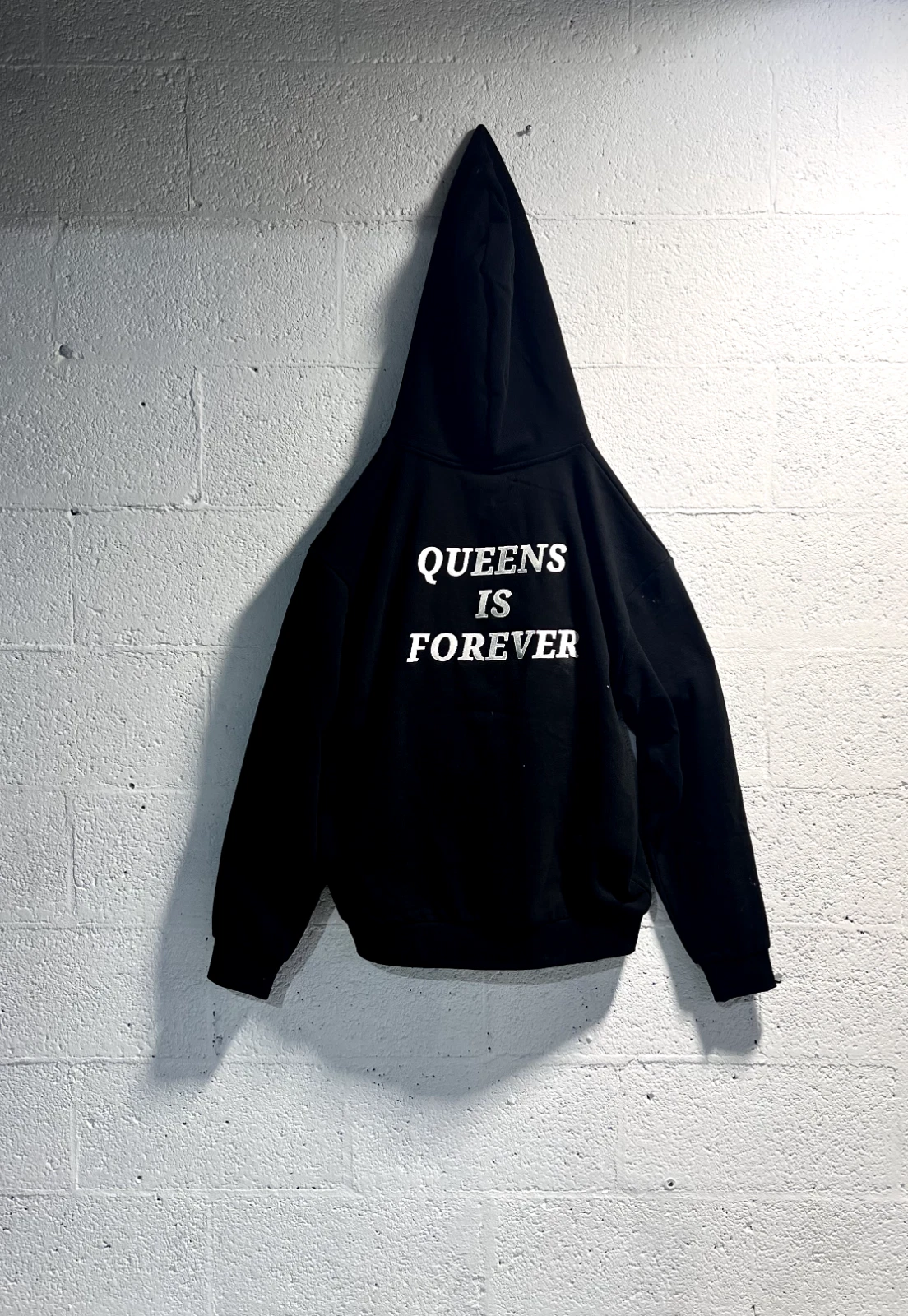 Sweat à capuche Queens NY is Forever New York QGTM brodé pas suprême