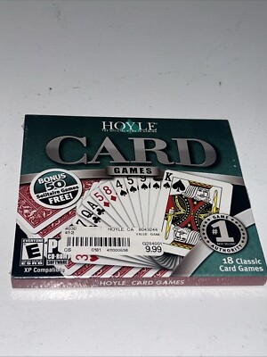 Hoyle 18 Classic Card Games + Bonus 50 Solitaire Games PC CD-ROM Windows XP 2005