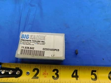1PC BIG KAISER 11.938.842 CARBIDE TURNING INSERT PCD TIPPED DIAMOND CC061600PCD