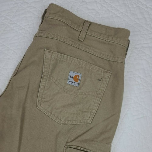 Carhartt Mens Cargo Khaki Pants FR Size 