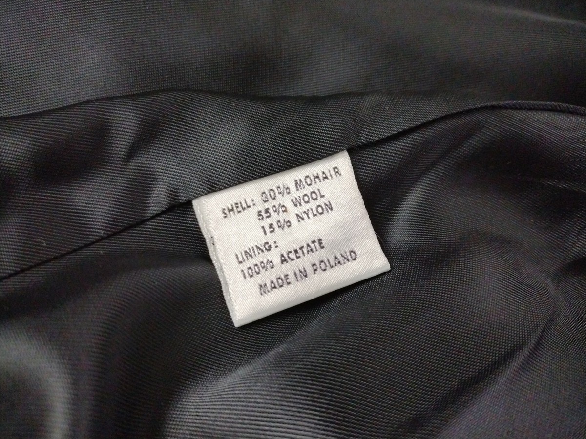 Vintage John Weitz Gray Mohair Full Length Jacket Coat Size Vintage John Weitz Gray Mohair Full Length Jacket Coat Size