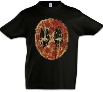 Dead Pizza Face Kinder Jungen T-Shirt Fun Maker Pizzeria Deadpool Pizzabäcker