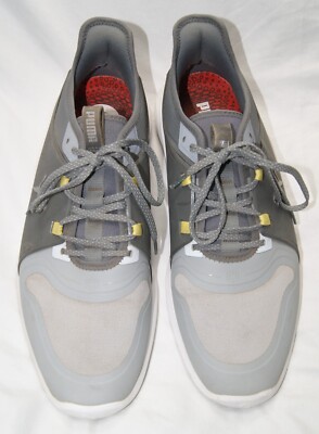 PUMA Ignite Golf Shoes Men's 11 Gray spikeless 193000-06