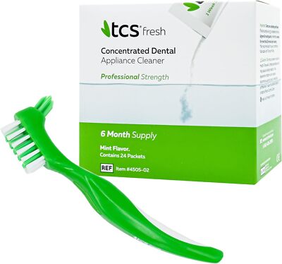 Professional-Strength Retainer Cleaner - 6-Month Supply Fresh Dental Appliances