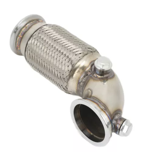 Stainless Steel Garrett 3" V-Band Down Low Profile 90 Degree Flex Below Pipe - Picture 6 of 10