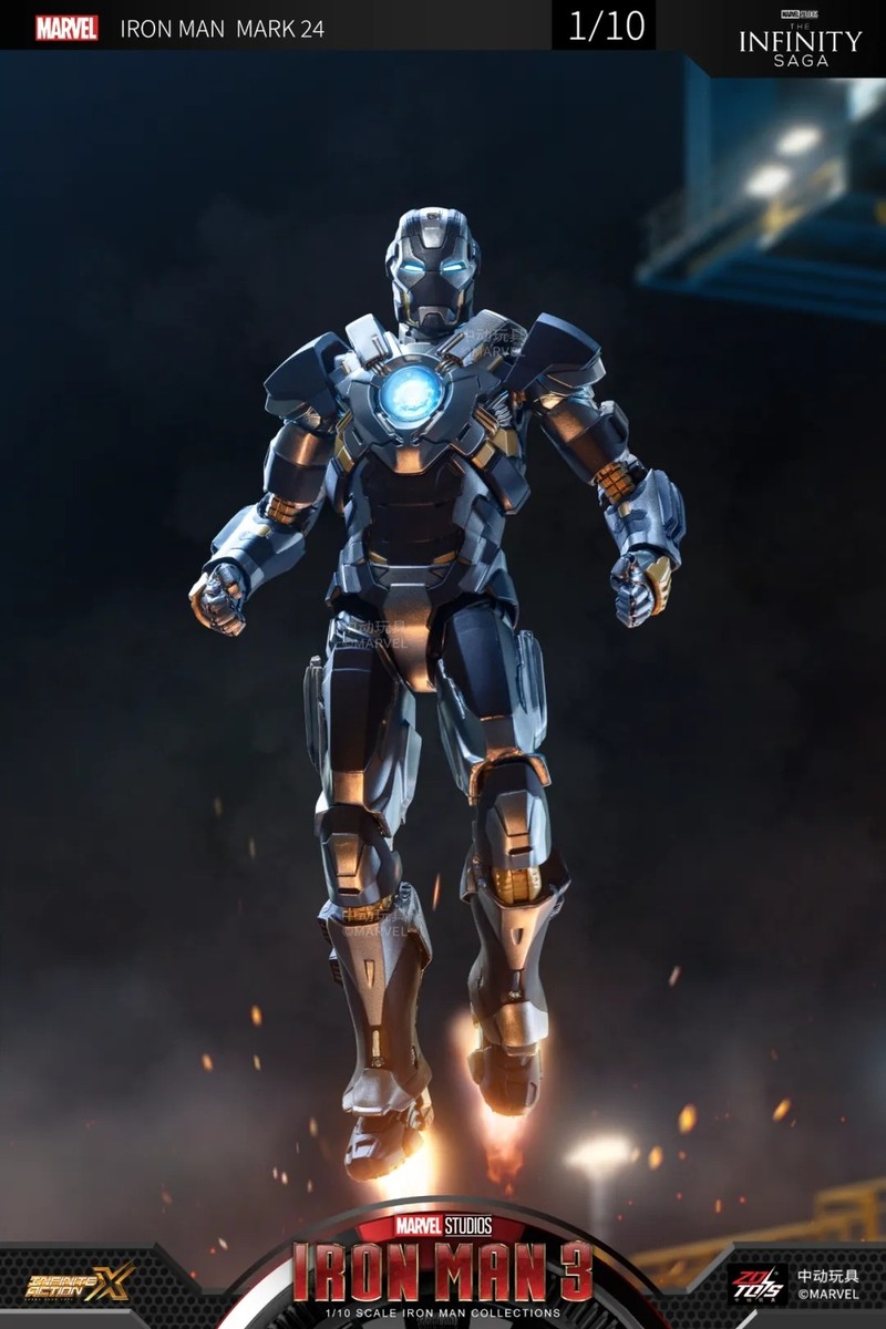 只今SALE‼️marvel人気4枚セット‼️ ZD Marvel Toy Iron Man MK46 Mark 46 Action Figure Collection