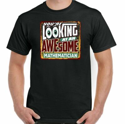 T-Shirt Mathematiker Looking At An Awesome Herren lustig Mathe Lehrer Professor 