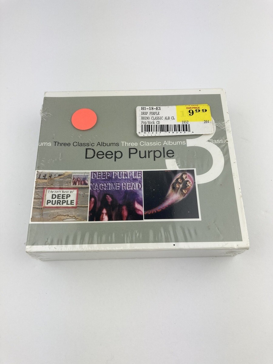 DEEP PURPLE 3 CD SET THREE CLASSIC ALBUMS VERY BEST OF MACHINE