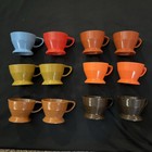Vintage Solo Cup Stackable Plastic Handled Holders Lot Of 12 VG — photo 2