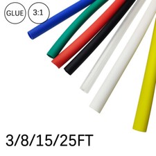 New 3:1 Heat Shrink Tube - 3/32" Dual Wall Marine Adhesive Glue Lined Waterproof