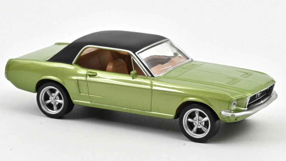 Vehicles 1:43 Scale Model Car Norev Ford Mustang Coupe Green Road C...