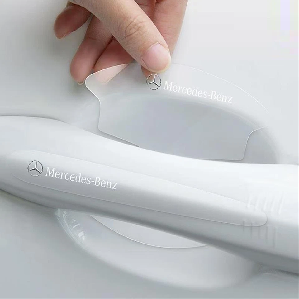 8pcs Invisible Car Door Handle Scratch Sticker Protector Film for Mercedes Benz — 第 3/4 张图片