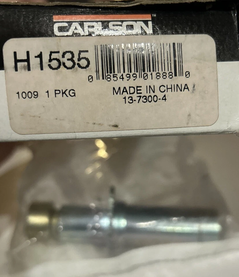 Tornillo de ajuste de freno de tambor Carlson H1535 nuevo stock antiguo - bolsa sellada Foto 3 de 4