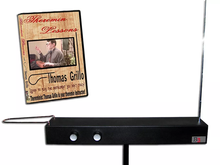 BURNS B3 DELUXE THEREMIN plus Theremin Lessons DVD - Loop and Rod Instrument