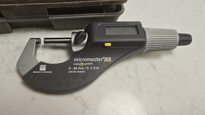 Micromaster Digital Micrometer MM2000 599-100 0-30mm  0 to 1.2'' NO POWER 260612