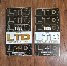 1985 Ford LTD Owner Guide Operators Manual Two Books Factory Original OEM USED