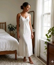 Vintage Sears "The Doesn't Slip" Formal Maxi Slip - Size 34 Small/Medium