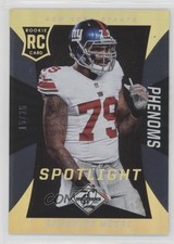 2013 Panini Limited Phenoms Spotlight Gold 15/25 Damontre Moore #163 0f6