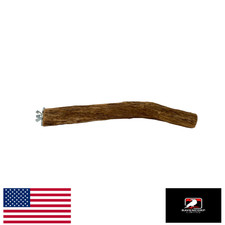 Polly's Large Hardwood Bird Perch - Durable, Natural, Promotes Healthy Feet