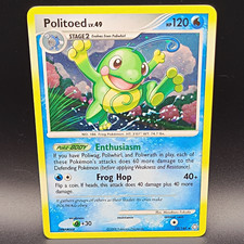 Pokemon TCG Politoed Legends Awakened Holo Rare Stage 2 HP 120 Eng 12/146