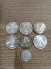 80% Canada Silver Dollars (1961, 1964) & Half Dollar (1941) 3.9ozt [Lot Of 7]