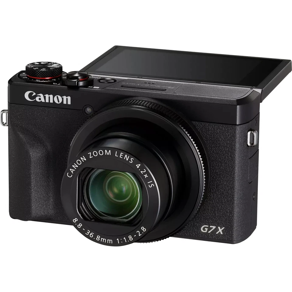 Canon PowerShot G7 X Mark III Digitalkamera 20,1MP Kompaktkamera Schwarz Neu OVP - Bild 3 von 4