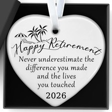 Retirement Gifts for Woman 2026 White-never Underestimate the Difference