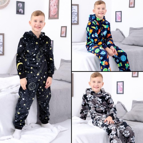 Boys’ Pajama Romper – Full-Length Zip & Ribbed Cuffs, Winter, Nosi svoe 6413... - Picture 2 of 6