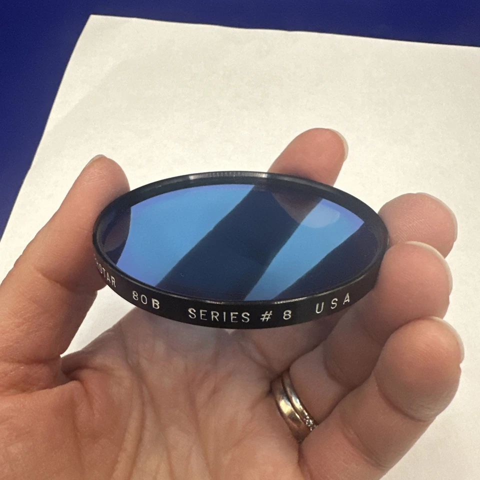 Tiffen Photar 80B Blue Series 8 Camera  Lens Filter USA Drop In Type - Image 2 of 3