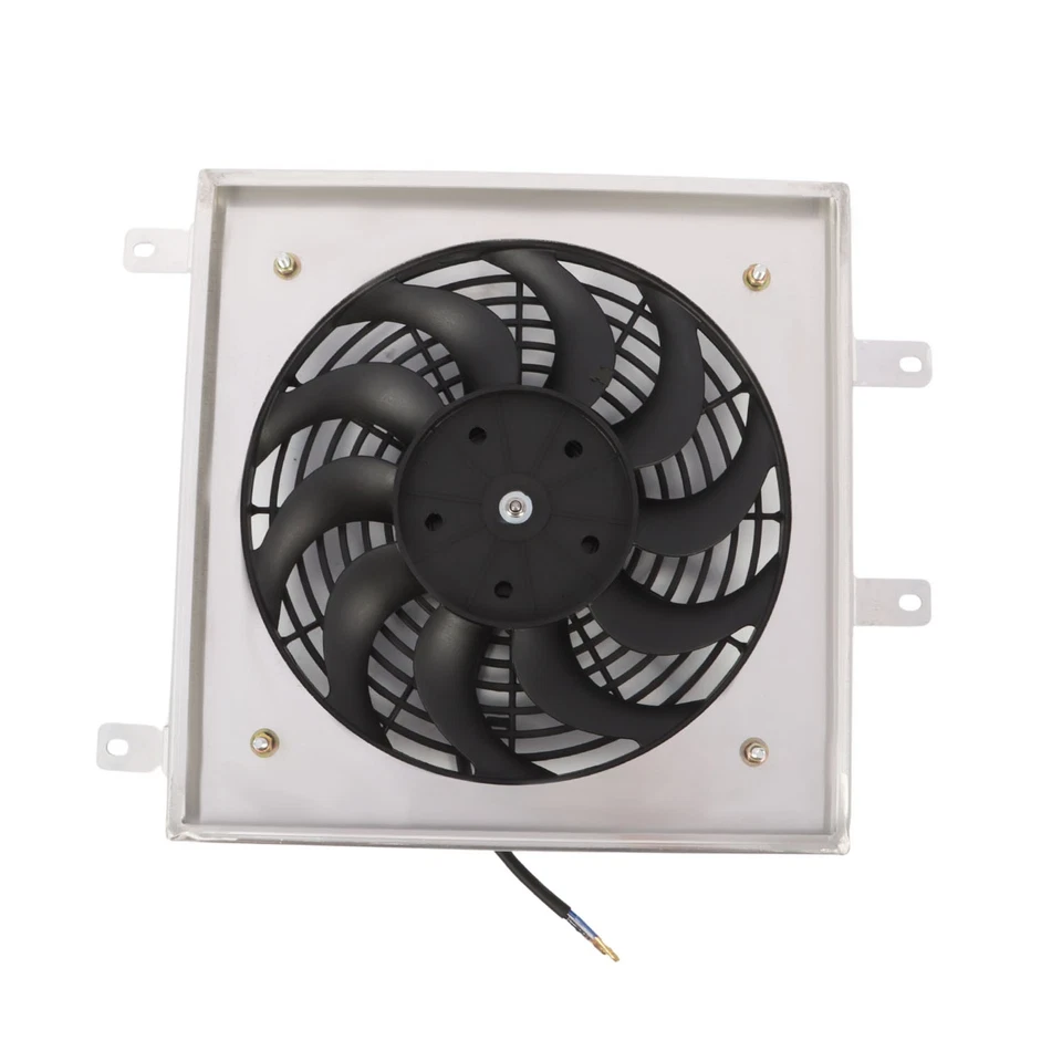 Cubierta de ventilador de radiador de aluminio de rendimiento de 12" para Civic EG EK 1992-2000 manual Foto 3 de 4