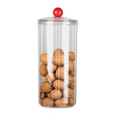 Clear Plastic Candy Jar With Lid For Office Desk Plastic Cookie Storage Jar For