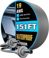 Power Cable 49FT/75FT/151FT DC to DC Cord Waterproof Durable for Starlink Mini