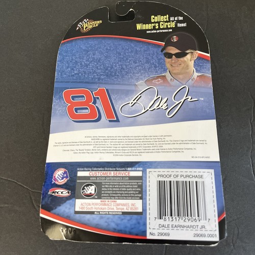 2004 Nascar Winner's Circle #81 Dale Earnhardt Jr. KFC 1:64 auto pressofusa con cappuccio - Foto 2 di 2