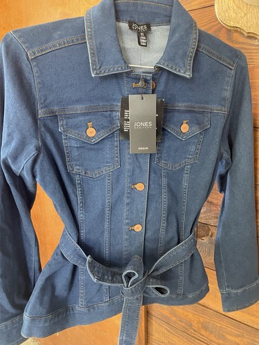 Jones New York Women's Belted Jean Jacket Size Small - $119.50 NWT