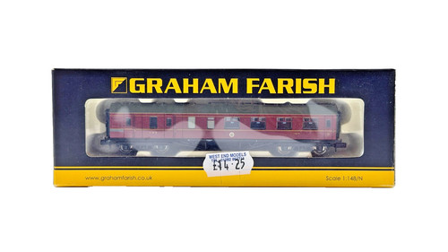 GRAHAM FARISH CALIBRE N - 374-825A - LMS PERÍODO TRES FRENOS TERCER AUTOCAR 5810 | Zustand: Used