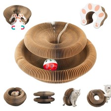 liluwushe Kitty Curlz Cat Toy, Magic Organ 1 PCS, corrugated paper