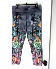 Werkshop Clownfish Crop Triathlon Leggings XL art ocean