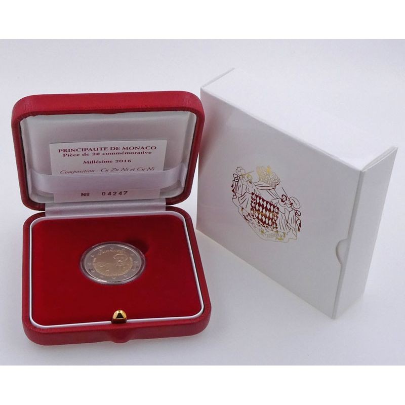 Euro, Monaco, 2 euro 2016 BE, Charles III, fonde Monte-Carlo Euros Monaco 2 Eur