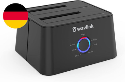 WAVLINK Dual Bay SATA Zu USB3.0 / USB C Externe Festplatten Docking Station Für 