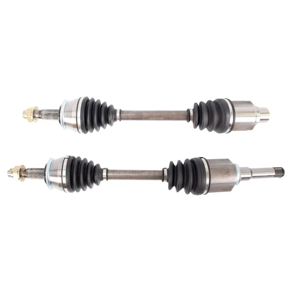 TRQ Front CV Axle Shaft Set Fits 2013-2019 Buick Encore 2013-2021 Chevrolet Trax - Image 2 of 4