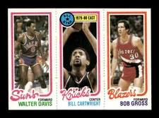 Bill Cartwright 1980-81 Topps #199/9/191 (w/Walter Davis, Bob Gross)