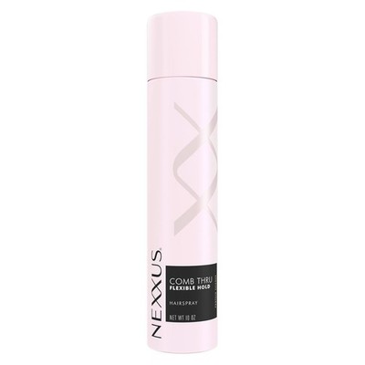 Nexxus Rose & Jasmine Flexible Hold Hairspray - 10 oz for Soft, Frizz-Free Style