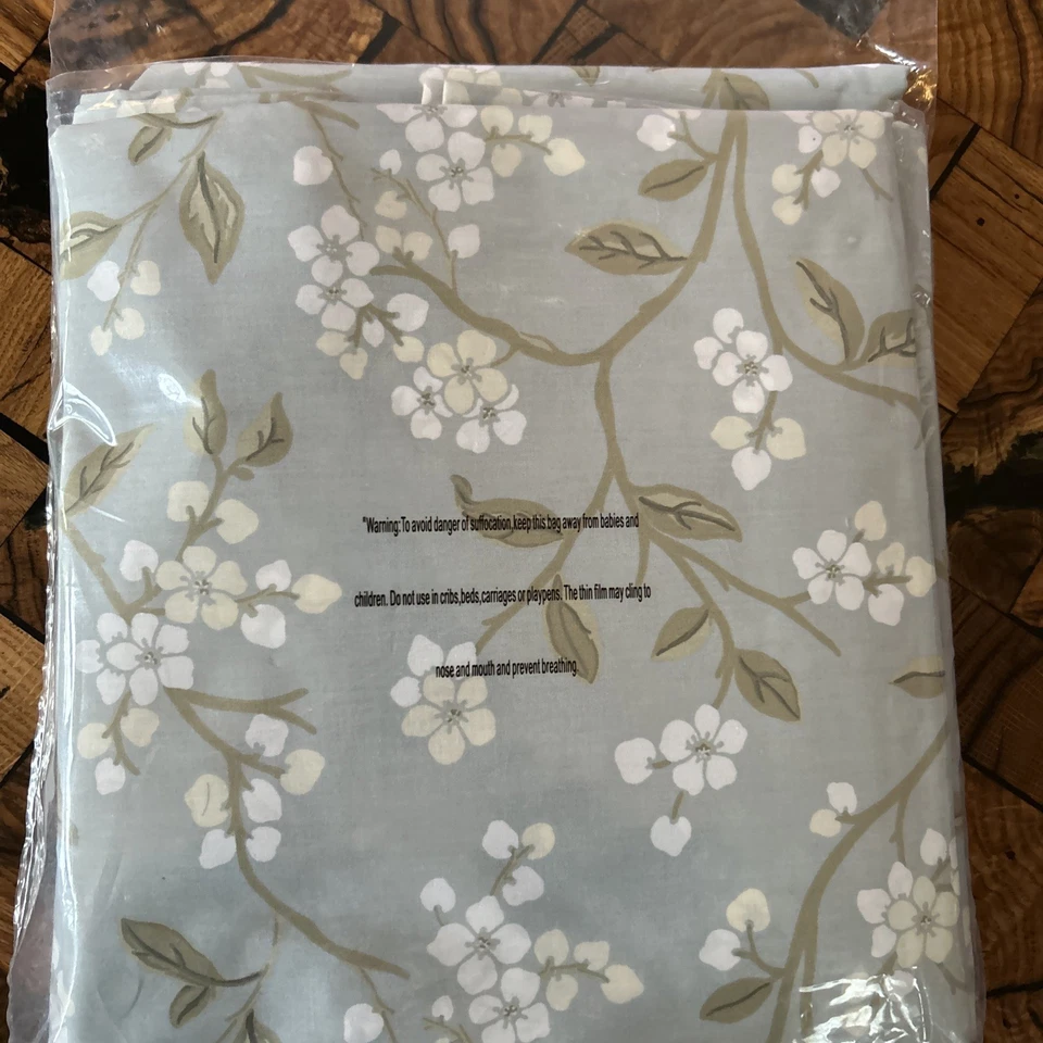 Juego de sábanas florales AmeriDown 100 % algodón percal - Completo Foto 4 de 4