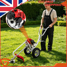 Petrol Wheeled Brush Cutter Handles high-performance 7500rpm Heavy Duty Trolley