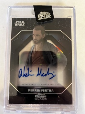 2024 Star Wars Chrome Black #ALS-AM Alastair Mckenzie as Perrin Fertha ...
