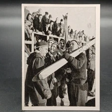 Rare 1952 Sammelwerk Winter Olympics Sepp Bradl AUT Tobacco Cigarette Card