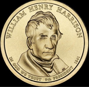 ⑨【ゴールデンダラー】新品未開封 第九代ウィリアム•ヘンリー•ハリソン大統領 William Henry Harrison Dollar Coin | eBay