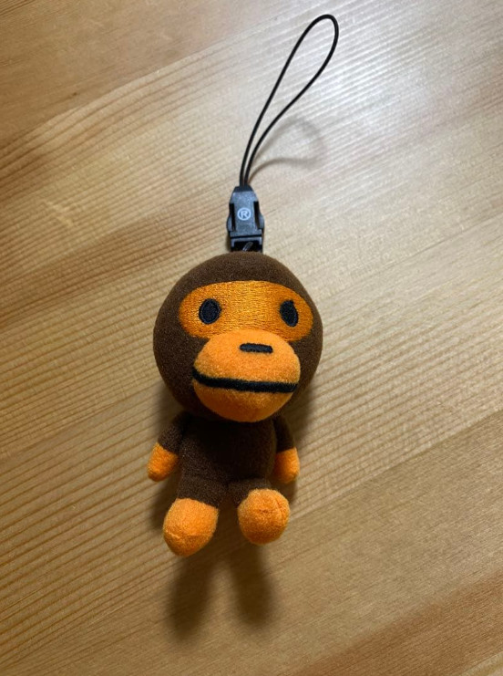 A Bathing Ape Baby Milo Plush Keychain Doll BAPE Bag Charm Gift - New 2026 thumbnail 3